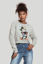 SUDADERA MICKEY CROPPED