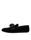 Men's Black Suede Cotton Rose Slip On Loafers Shoes Co+vi