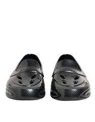 Men's Black Rubber Slides Low Top Sneakers Shoes Tb+tu