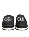 Men's Black Nylon Low Top Slip On Sneaker Shoes El+pa+pl+pu+vi