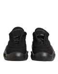 Black Lace Up Wave Low Top Men Sneaker Shoes Pl+vi