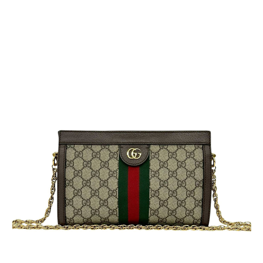 Small GG Supreme Web Ophidia Chain Crossbody