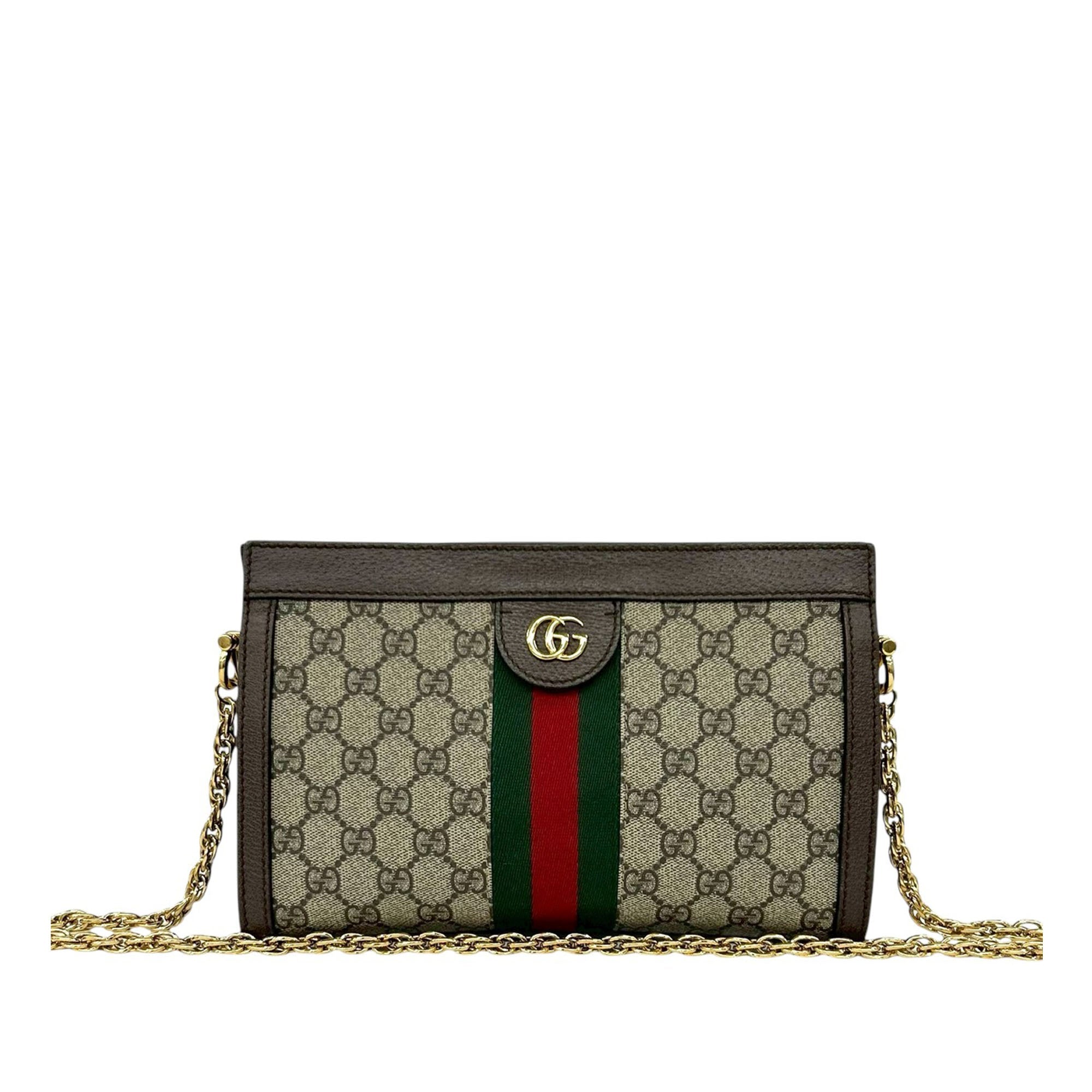 Small GG Supreme Web Ophidia Chain Crossbody
