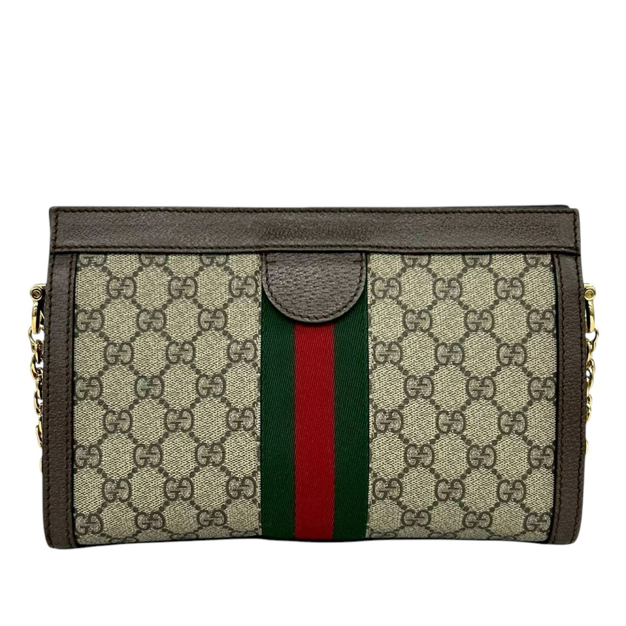 Small GG Supreme Web Ophidia Chain Crossbody