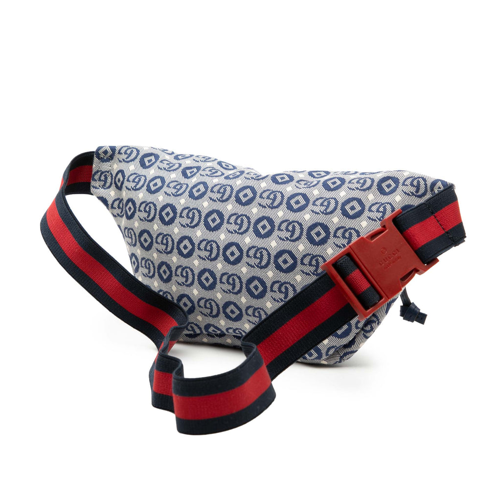 Kids GG Canvas Star Web Belt Bag