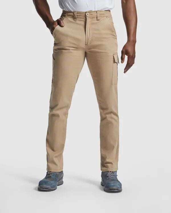 Pantalón largo de hombre grueso con elastano Vetonek