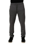 Men's Cotton Tapered Joggers Gray