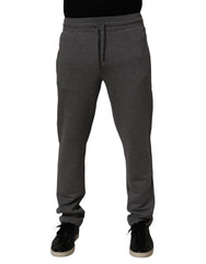 Men's Cotton Tapered Joggers Gray