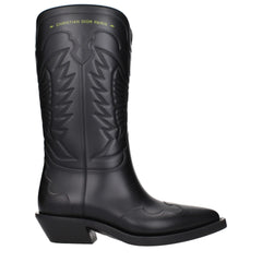 Women's Black Cotton Boots