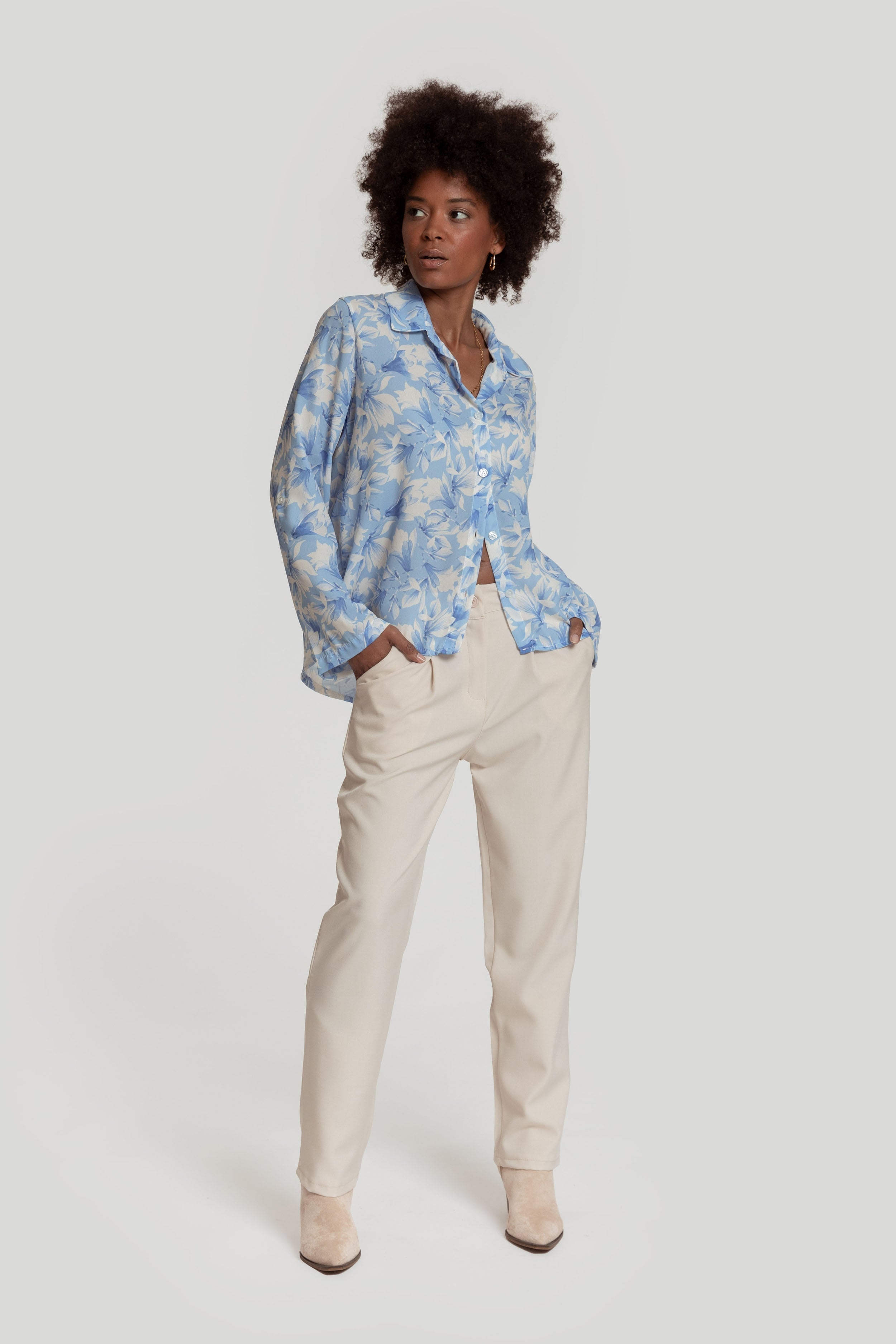 CAMISA  FLORES
