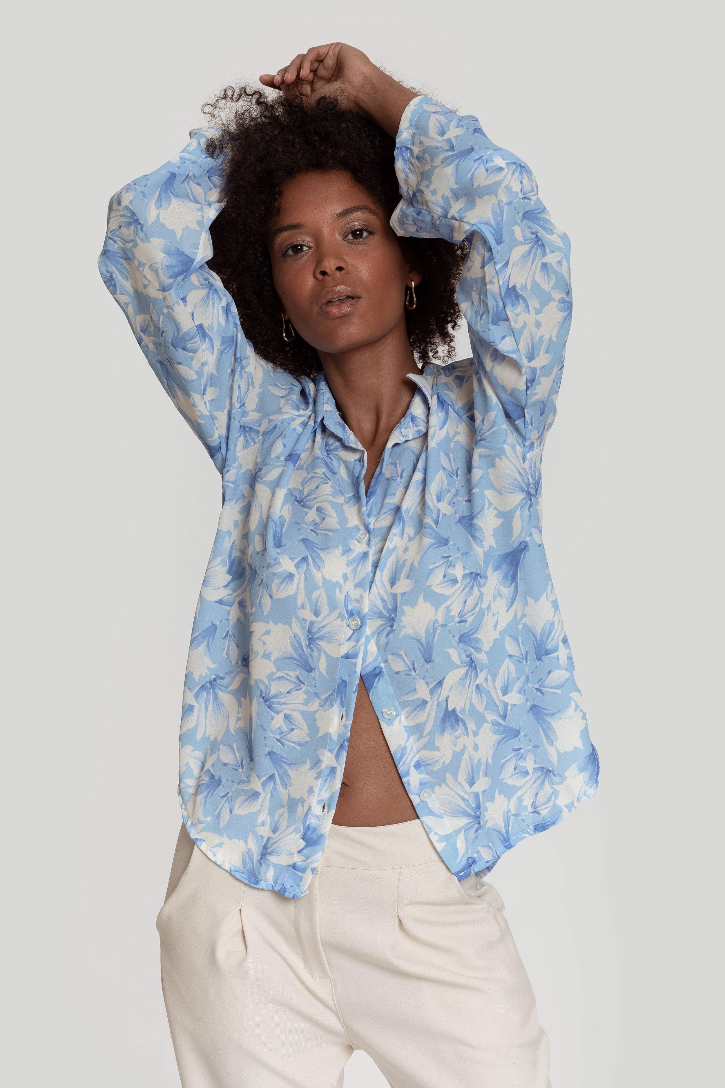CAMISA  FLORES