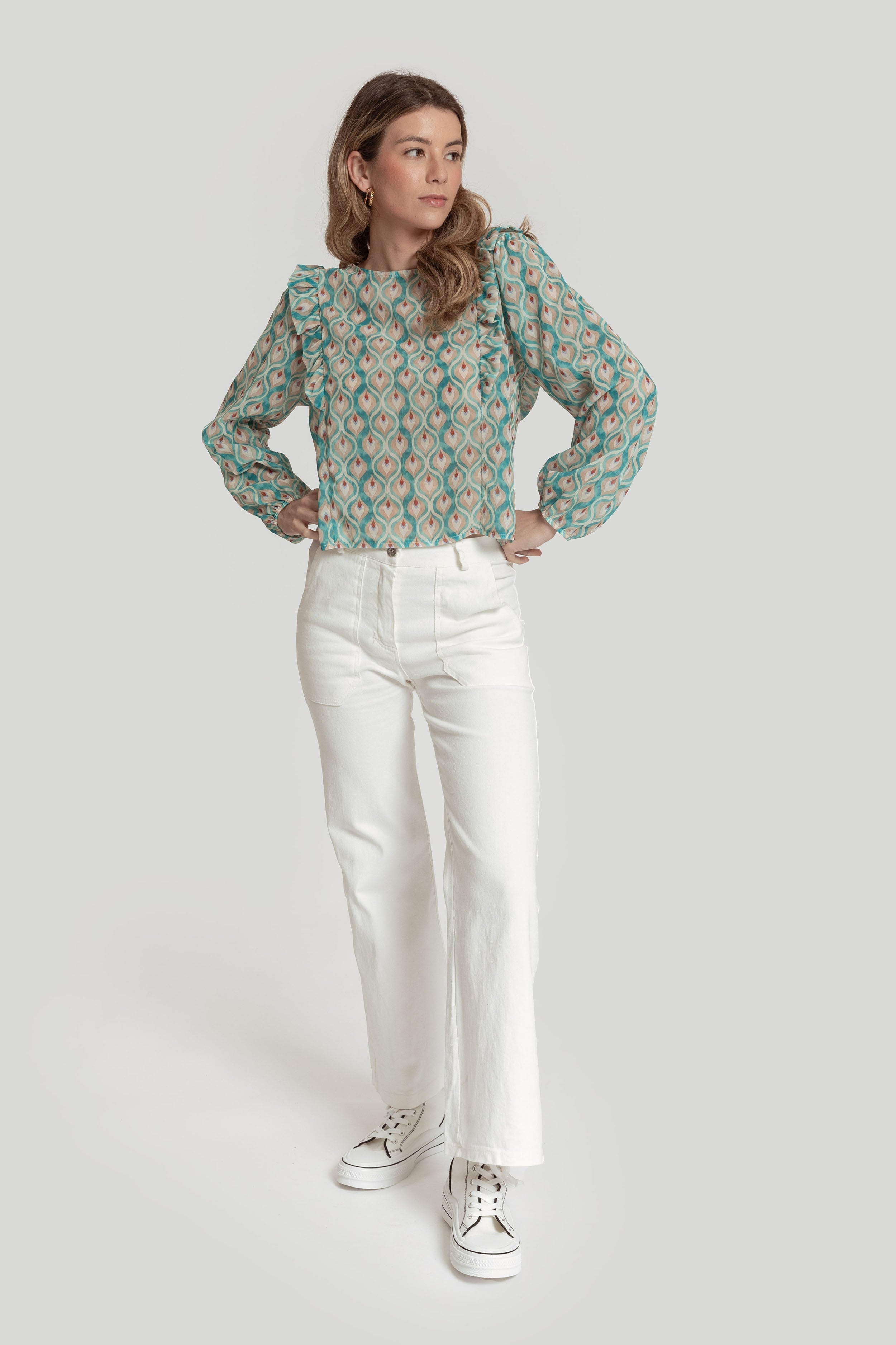 BLUSA  BOTON
