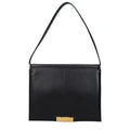 Women's Black Leather Shoulder Bag