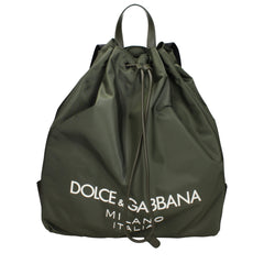 Men's Green Nylon Backpack