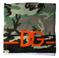 Men's Camouflage-Print Cotton Scarf Green
