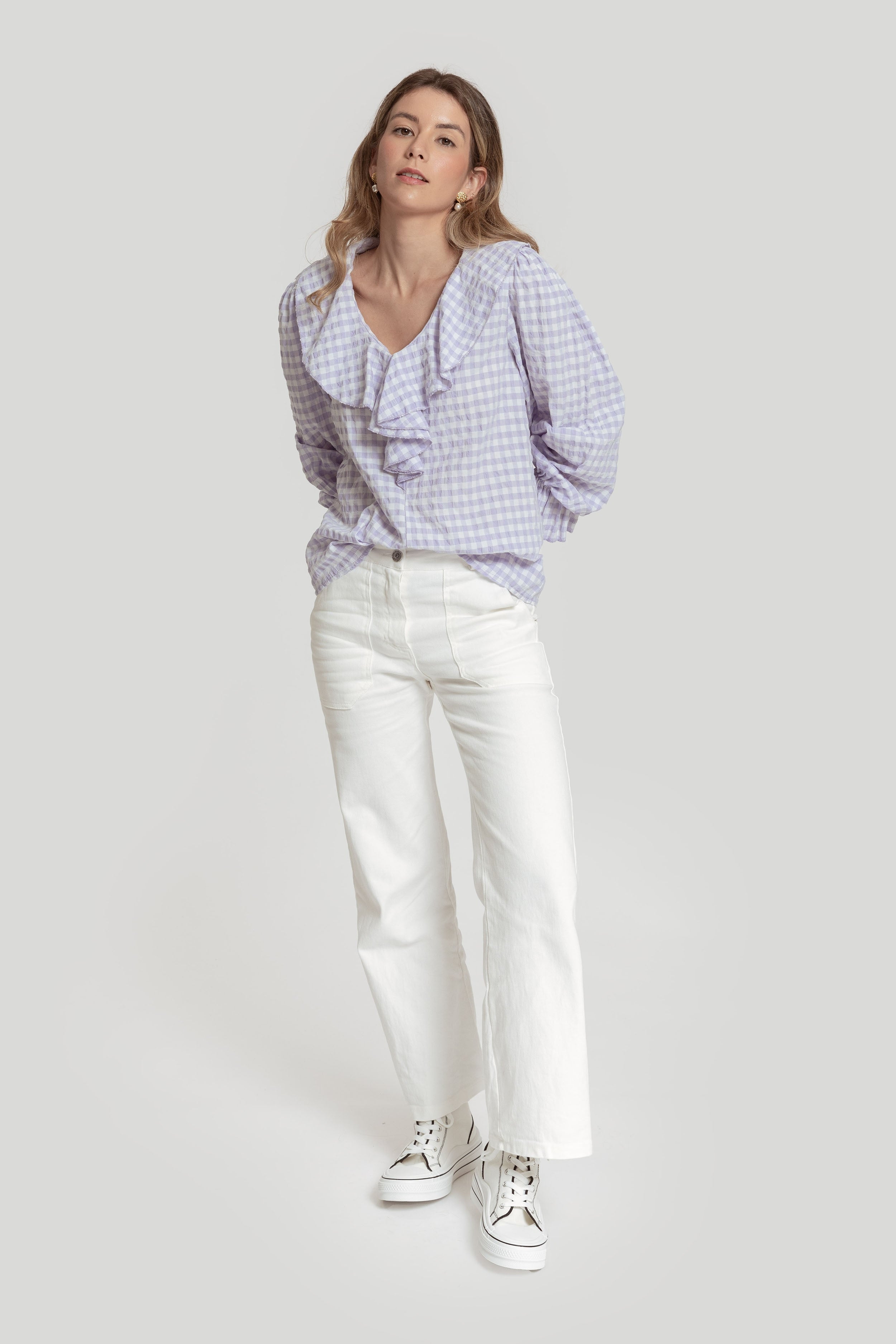 BLUSA  VOLANTE
