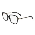 Ferragamo SF3012001 Square-Frame Acetate Eyeglasses — Black