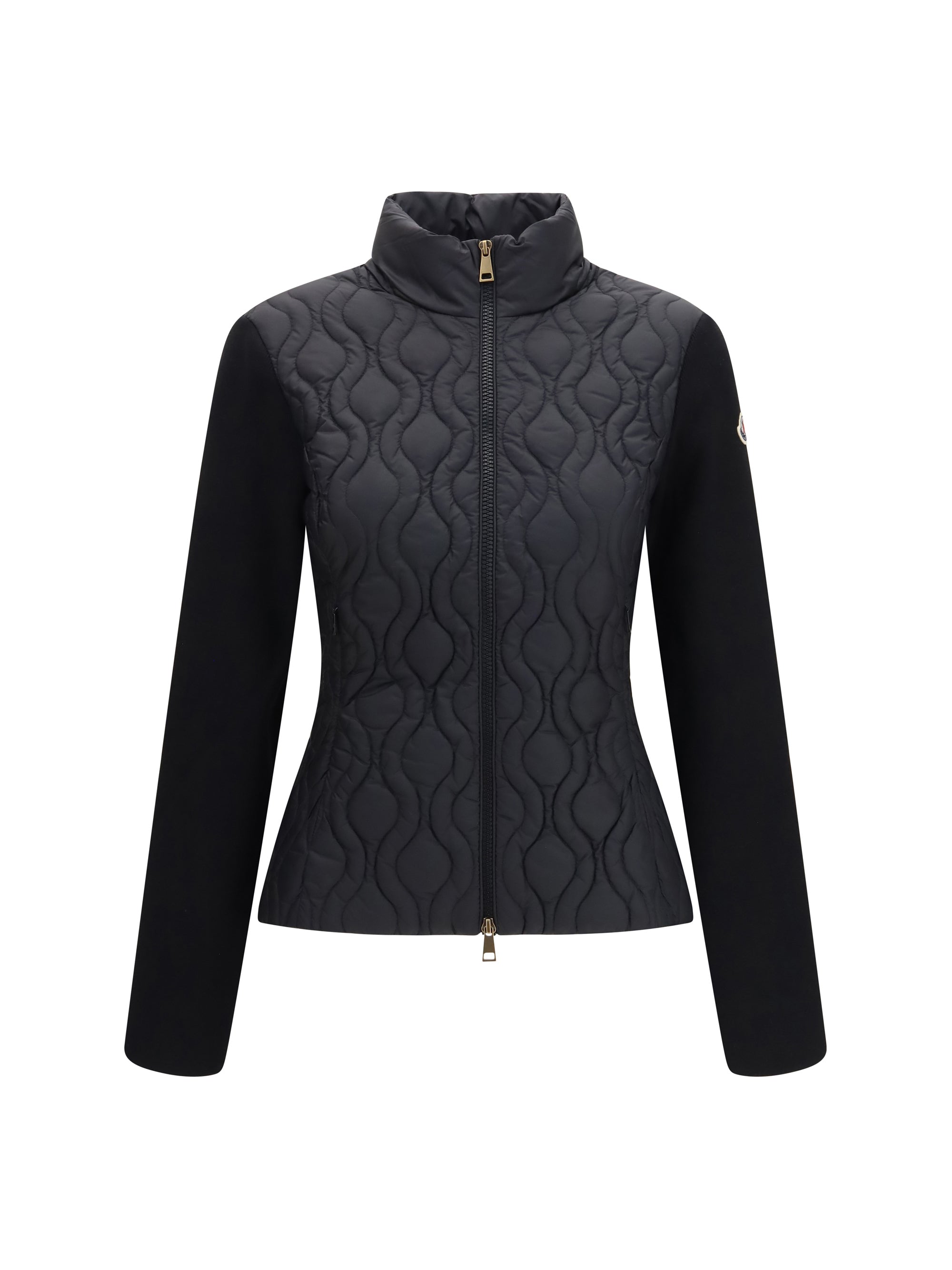 Moncler Quilted Cotton Jacket — Black