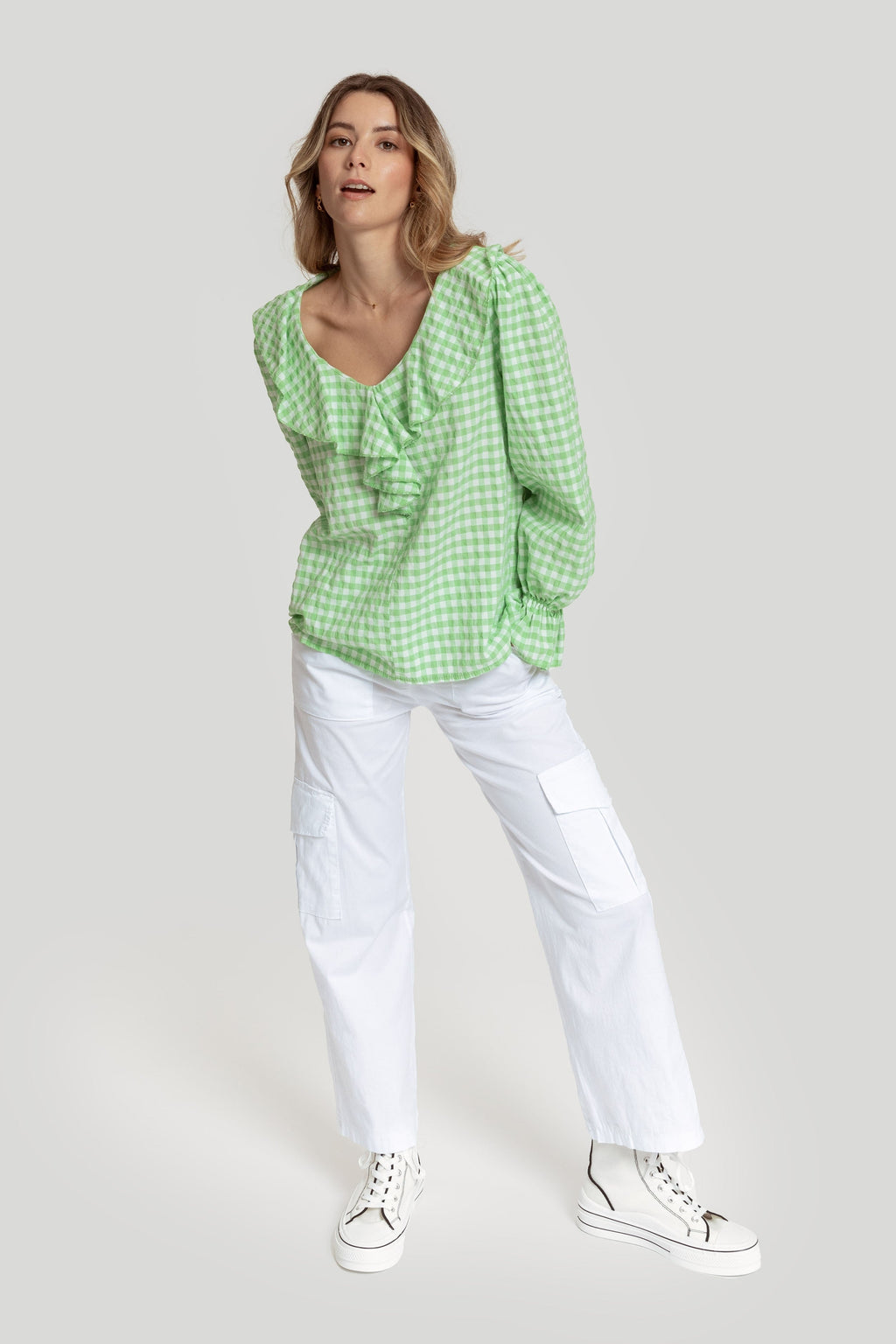 BLUSA  VOLANTE