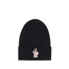 Men's Black Fleece Wool Beanie Accessory