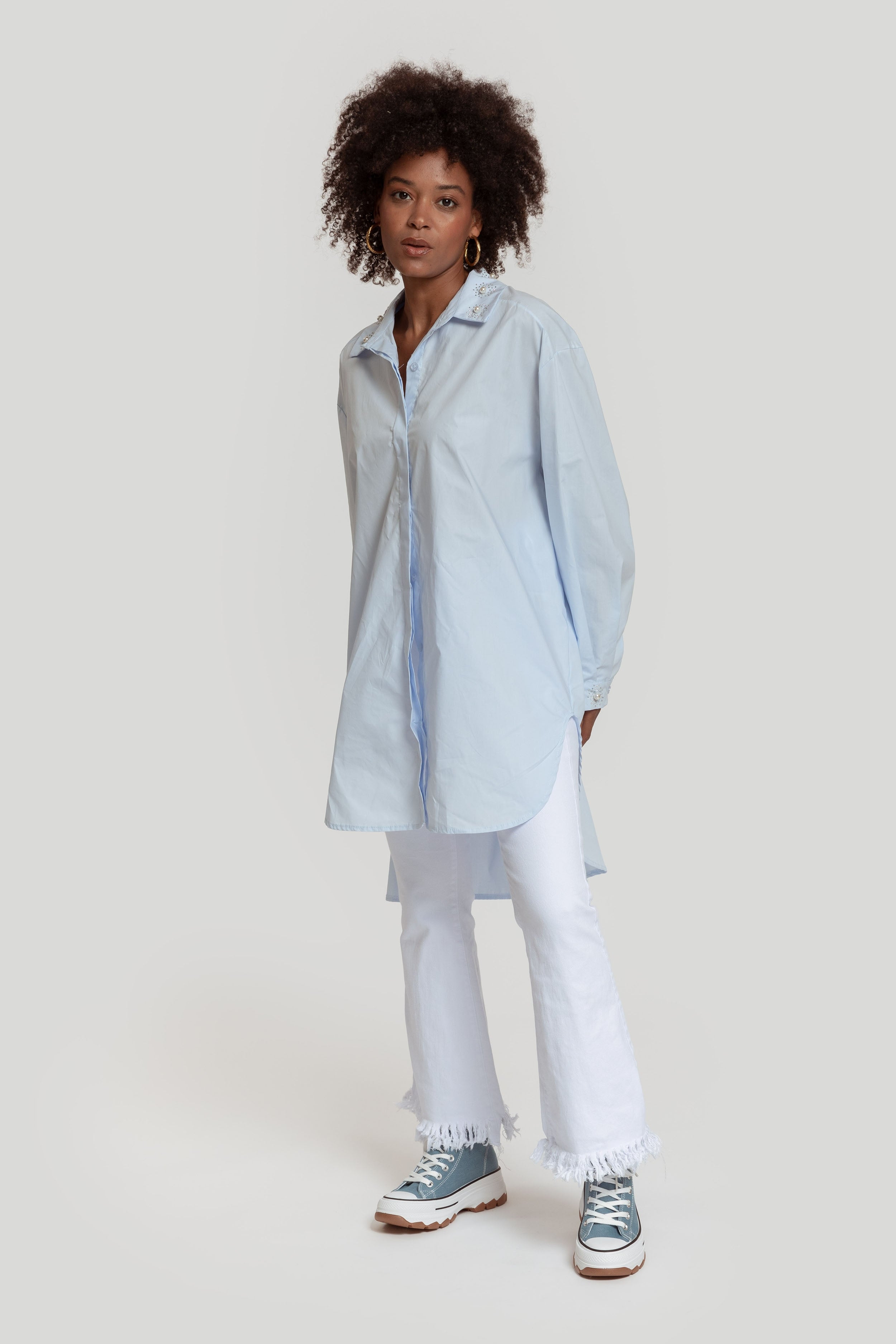 CAMISA  PERLAS