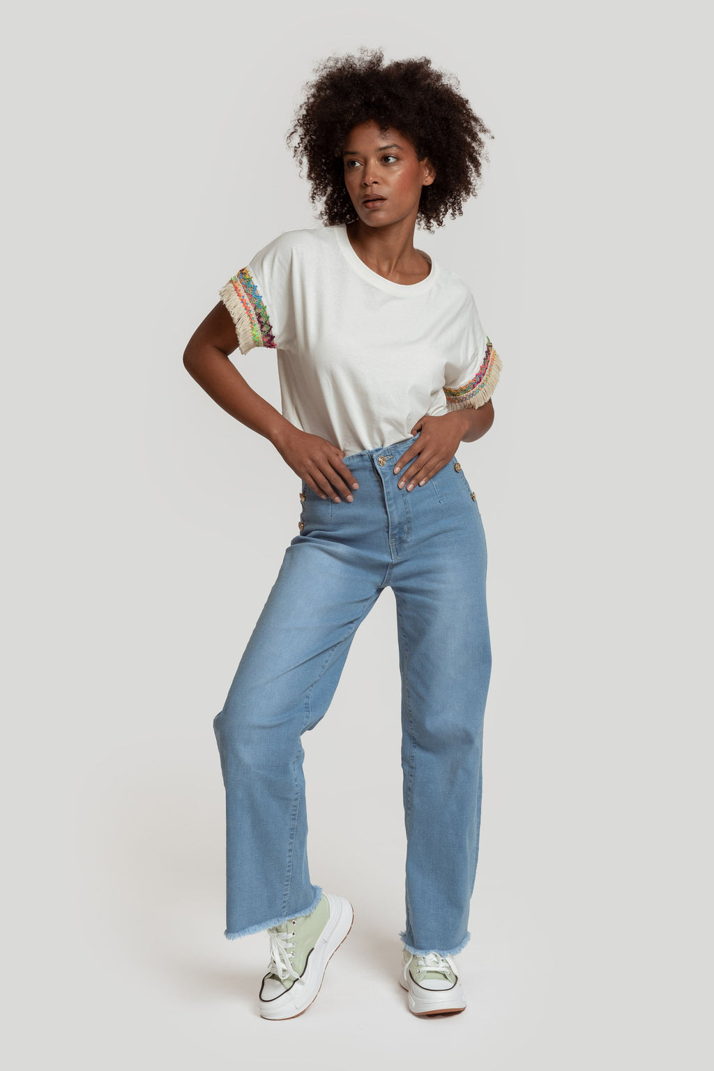 JEANS  BOTONES