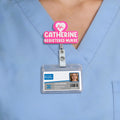 Personalizada Multicolor 3D Impresión Nombre Insignia Carrete con Ocupación Cumpleaños Inducción Regalo para Enfermera Registrada Personal Médico Educador