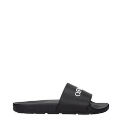 Men's Black Cotton Slippers