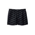 Women's Black Cotton Bermuda Shorts