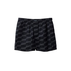 Women's Black Cotton Bermuda Shorts
