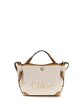 Chloé Clover Shoulder Bag — Beige