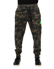 Men's Camouflage Cotton Joggers Multicolor