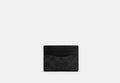 COACH® Men's Tarjetero En Lona De La Firma en Negro | Pvc