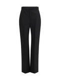 Alexander McQueen Tailored Wool Trousers — Black