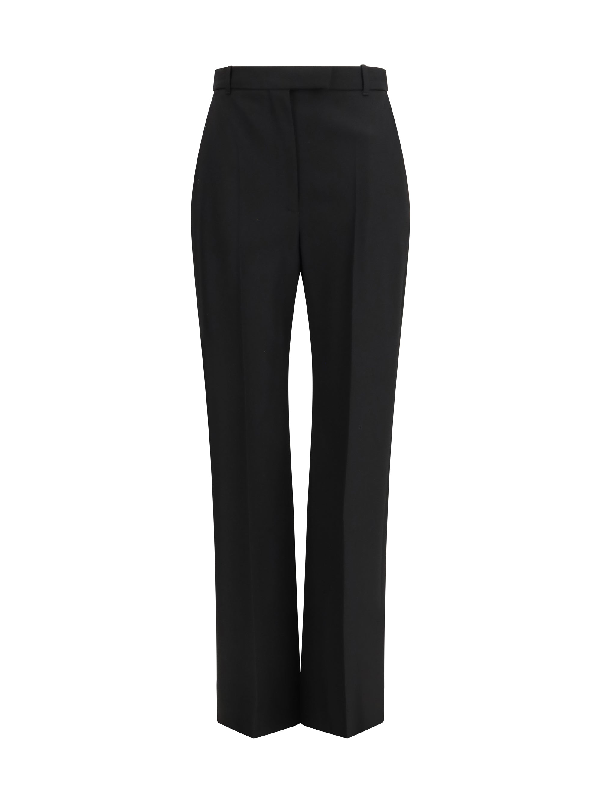 Alexander McQueen Tailored Wool Trousers — Black