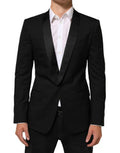 Men's Black Martini 1 Button Suit Jacket Blazer Pl+se+wv
