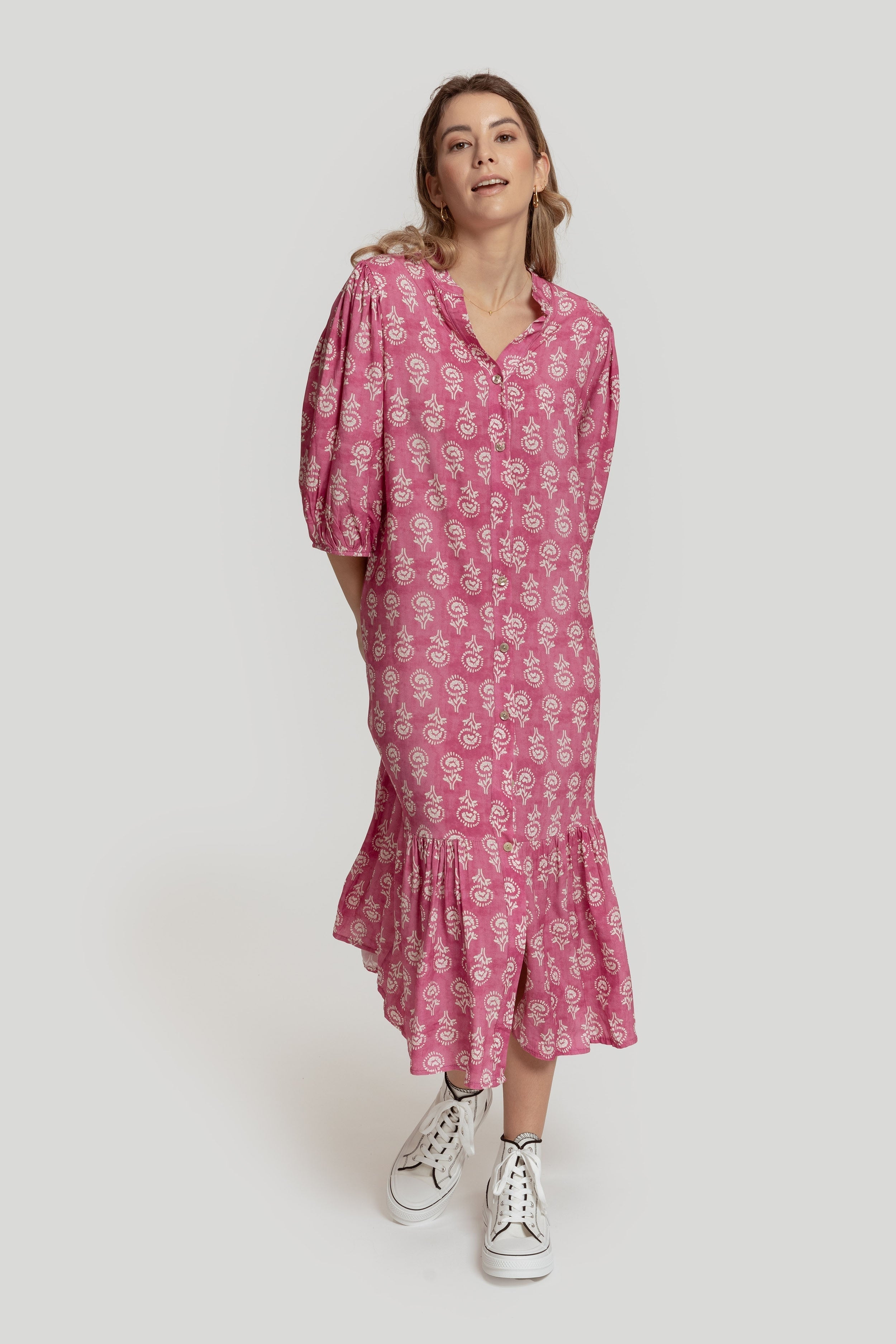VESTIDO  BOTONES