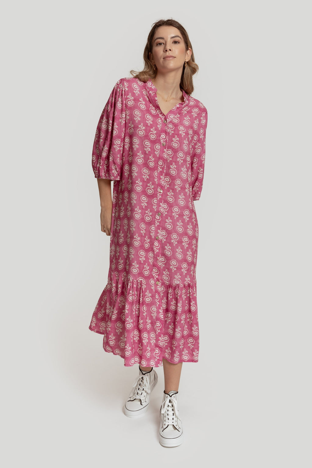 VESTIDO  BOTONES