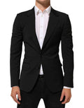 Men's Black Staff 2 Buttons Suit Jacket Blazer 02+pl+wo