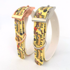 Hot Dog Dachshunds Handmade Dog Collar