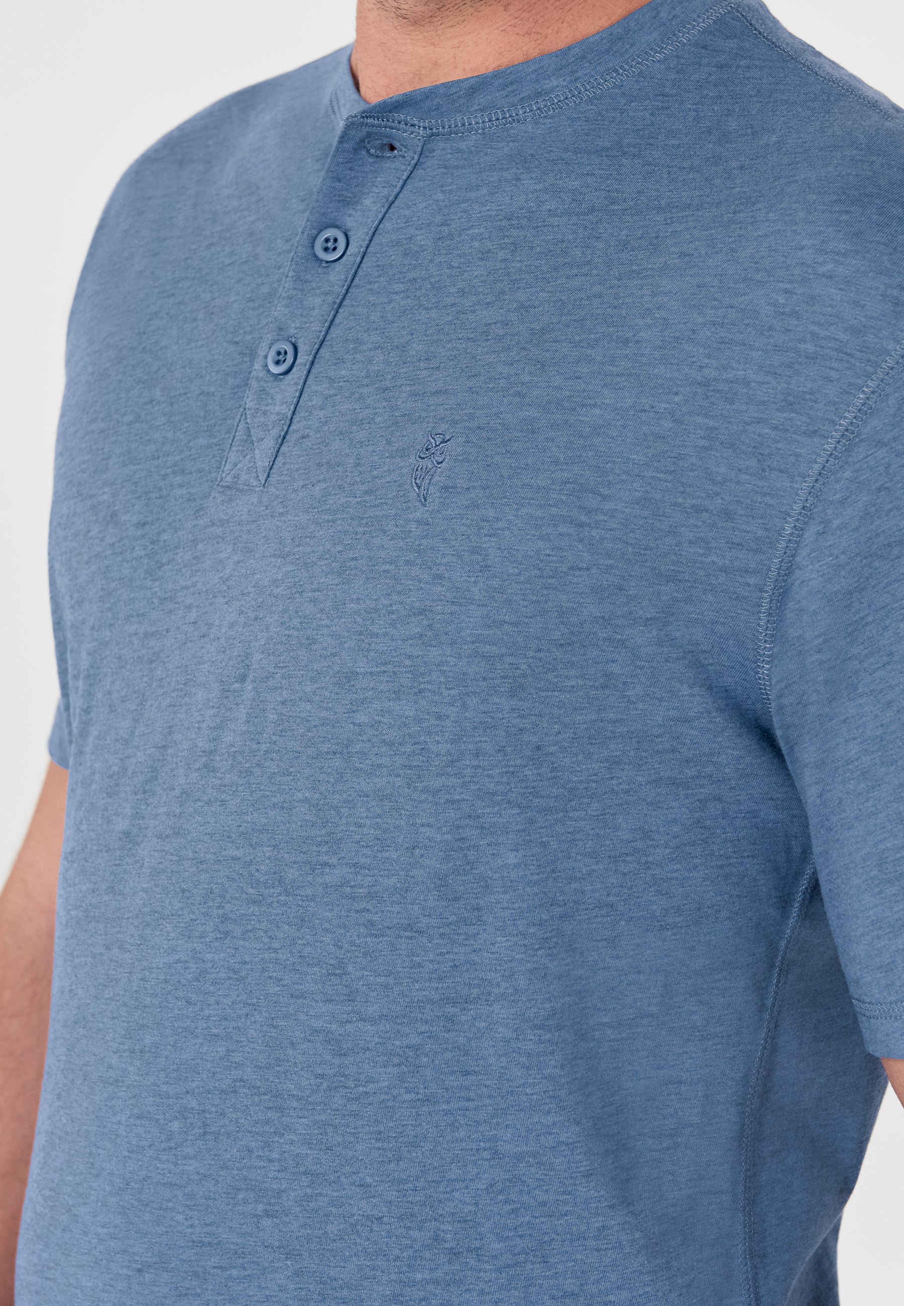 Pijama Hombre Verano Corto Tapeta Algodón Punto Liso Tela Cuadros - Azul 3603_30