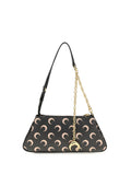 Marine Serre Moon Motif Shoulder Bag — Black