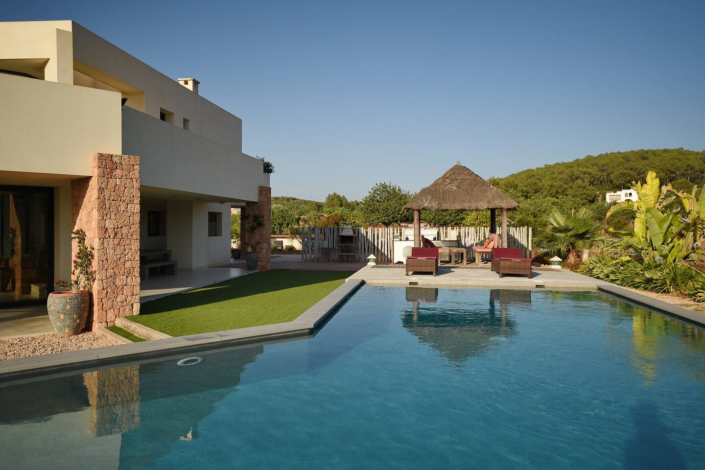 Modern Ibiza Villa with Stylish Interiors and a Massive Pool in San Antonio