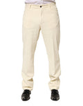 Men's Corduroy Cotton Trousers Beige
