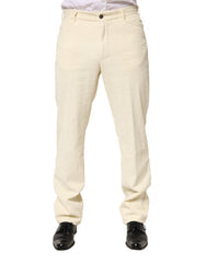 Men's Corduroy Cotton Trousers Beige