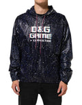 Blue D&g Game Hooded Men Sweatshirt Sweater Clothing