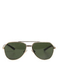 Women's Gla1440 Aviator Silver Frame Sunglasses