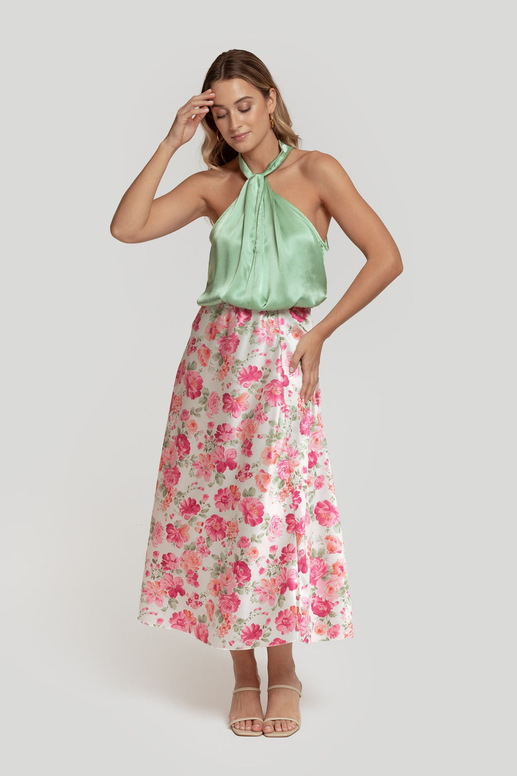FALDA  ESTAMPADA