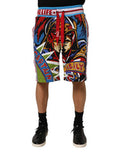 Multicolor Captain Sicily Men Bermuda Shorts Co+pl