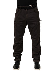 Men's Cotton Cargo Pants Brown